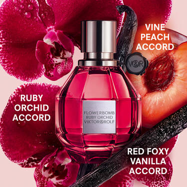 Flowerbomb Ruby Orchid Eau De Parfum Spray By Viktor & Rolf - 1.7 oz Flowerbomb Ruby Orchid Eau De Parfum Spray By Viktor & Rolf - 1.7 oz