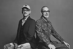 Black and white of Viktor Horsting & Rolf Snoeren