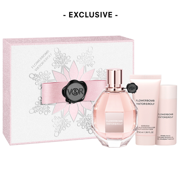 Flowerbomb Deluxe 3 Piece Holiday Set Viktor Rolf Flowerbomb Deluxe 3 Piece Holiday Set Viktor Rolf